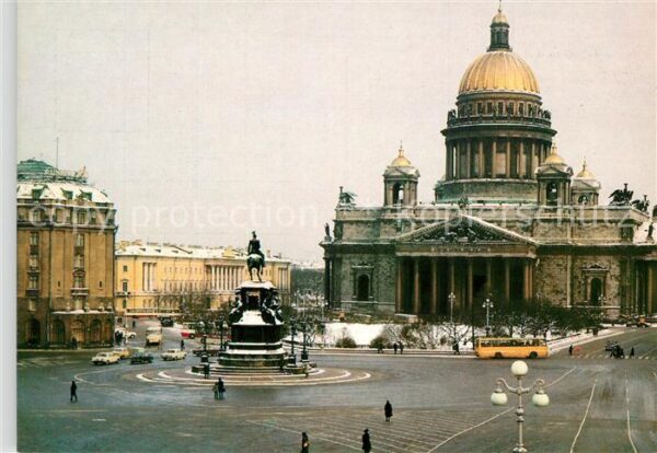 Leningrad St Petersburg St Isaacs Square