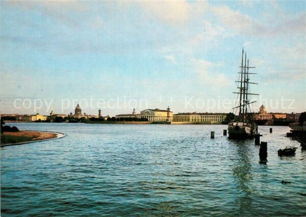 Leningrad St Petersburg The Spit of Vasilyevsky Island