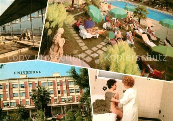 Abano Terme Hotel Terme Universal Liegewiese Moorba