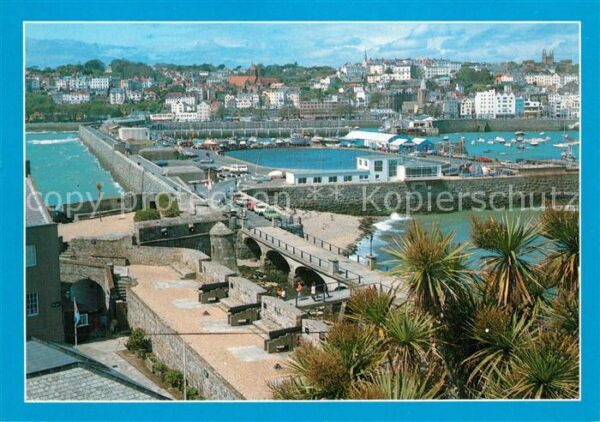 Guernsey Channel Islands St Peter Port Viewed from Castle Cornet