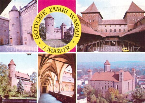 Masuren Gotyckie Zamki Warmii