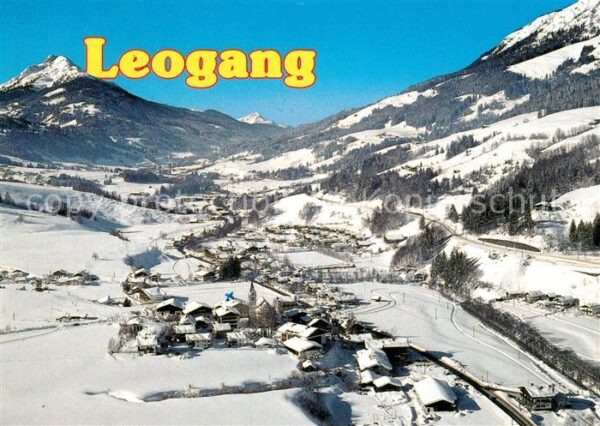 Leogang Fliegeraufnahme