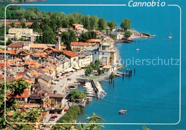Cannobio Lago Maggiore Fliegeraufnahme