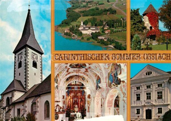 Ossiach Benediktinerstift Kircheninneres Fliege