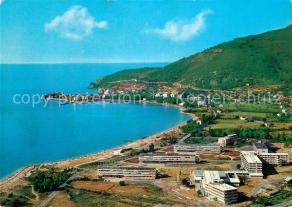 Budva Fliegeraufnahme