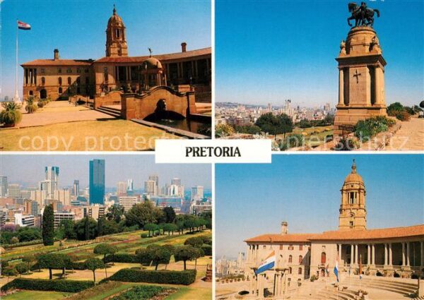 Pretoria Views of the Union Buildings showing th