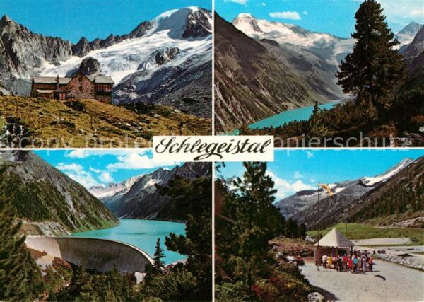 Zillertal Tirol Furtschaglhaus Stausee mit Mösele Staus