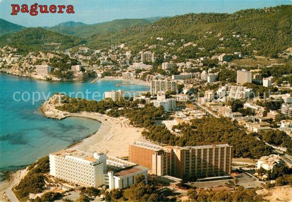 Paguera Mallorca Islas Baleares Fliegeraufnahme