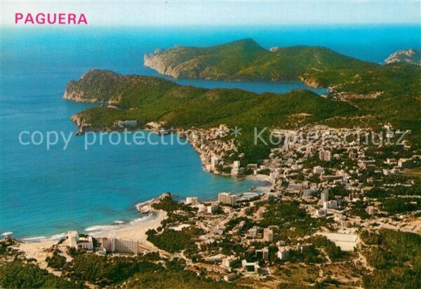 Paguera Mallorca Islas Baleares Fliegeraufnahme