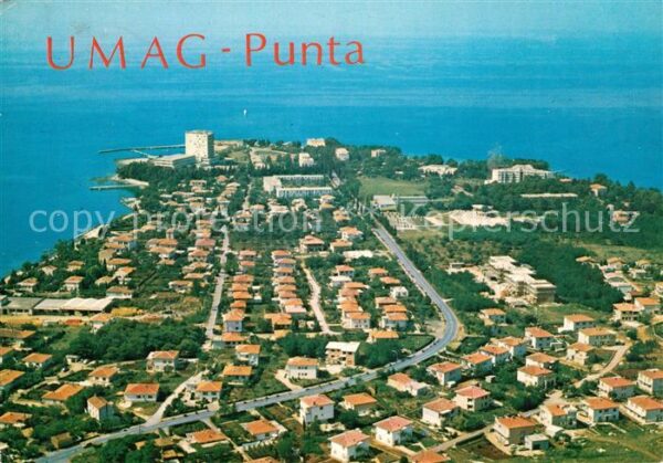 Umag Umago Istrien Punta Fliegeraufnahme
