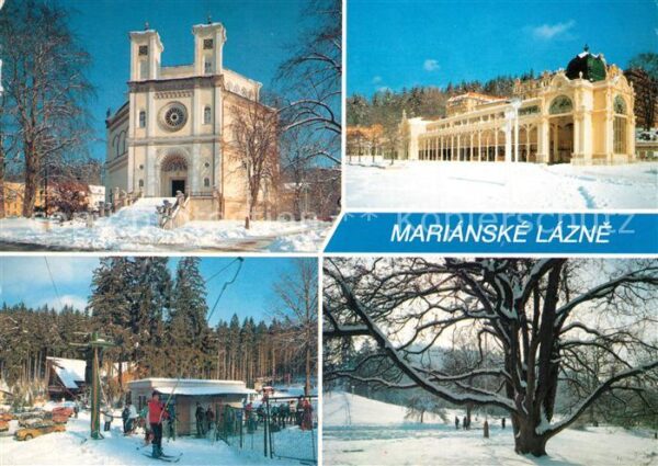 Marianske Lazne Kostel Nanebevzeti P Marie Kolonada M G