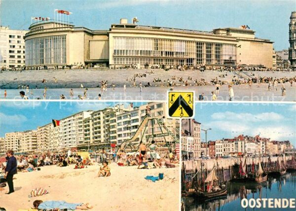Oostende Ostende Kursaal Strand Hafen