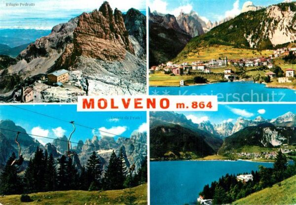 Molveno Rifugio Predotti Panorama Sessellift Se