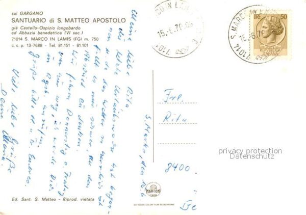 Gargano Santuario di San Matteo Seminario licea – Bild 2