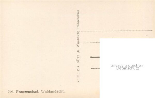 Franzensbad Boehmen Waldandacht – Bild 2