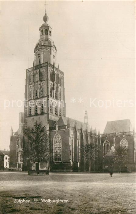 Zutphen St Walburgtoren Kerk Kirche