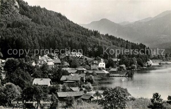 Egg Faakersee Dorf am Ufer des Faakersees Alpen