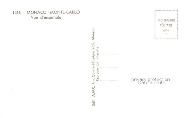 Monte-Carlo Vue d_ensemble de la Principauté – Bild 2