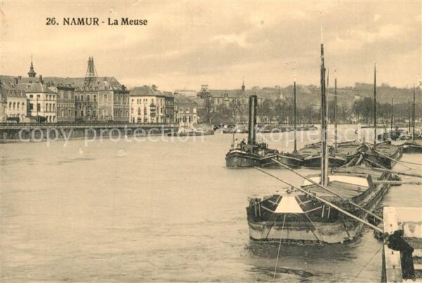 Namur sur Meuse La Meuse Bateaux
