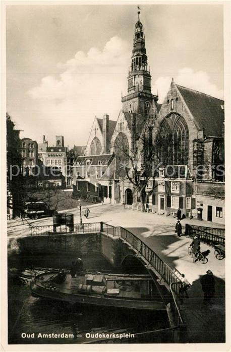 Oud Amsterdam Oudekerksplein Kerk Kirche