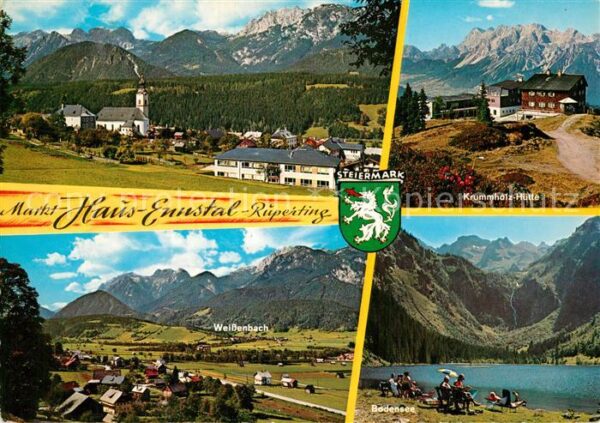 Ruperting Sommerfrische Ortsansicht mit Kirche Ha