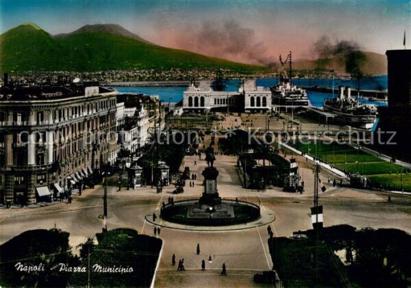 Napoli Neapel Piazza Municipio Monumento