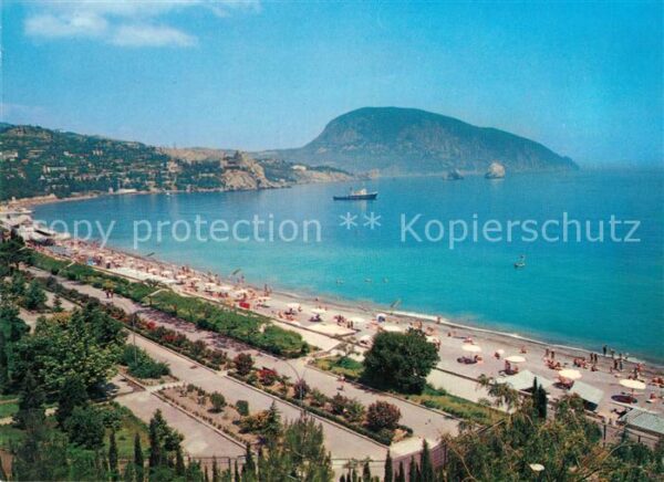 Gurzuf Ukraine Panorama Strand Küste