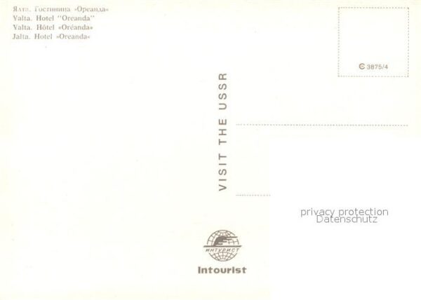 Jalta Yalta Krim Crimea Hotel Oreanda Restaurant – Bild 2