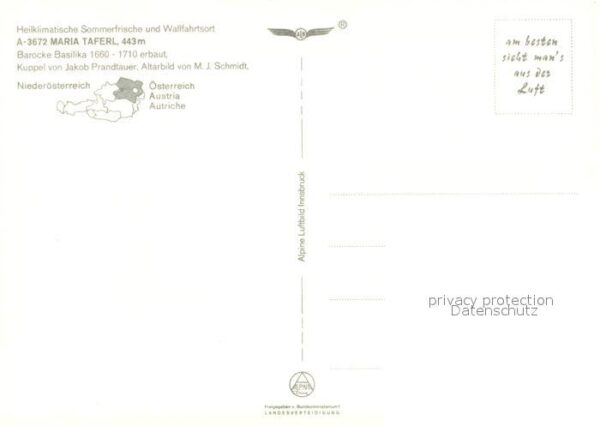 Maria Taferl Barocke Basilika 18. Jhdt. Fliegeraufna – Bild 2