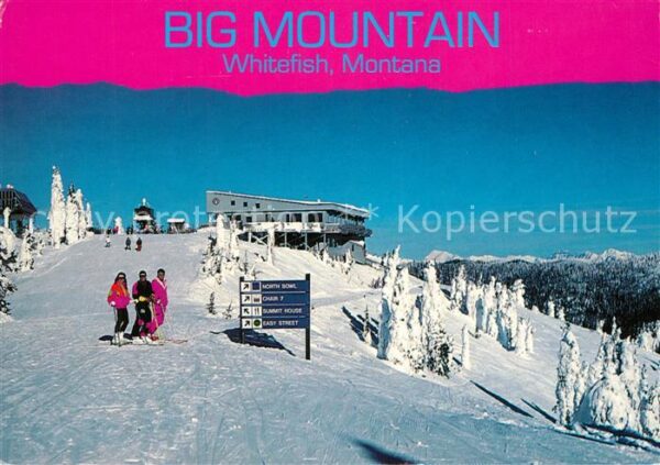 Whitefish Ski area Big Mountain