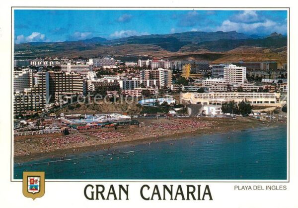 Playa del Ingles Vista aérea