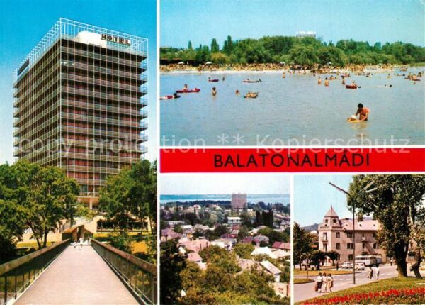 Balatonalmadi Hotel Badestrand am Plattensee Stadtpan