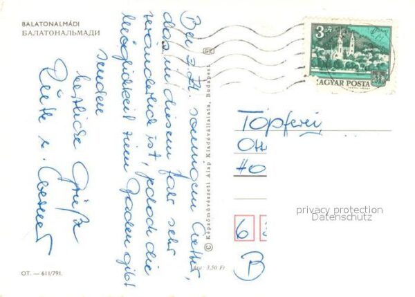 Balatonalmadi Hotel Badestrand am Plattensee Stadtpan – Bild 2