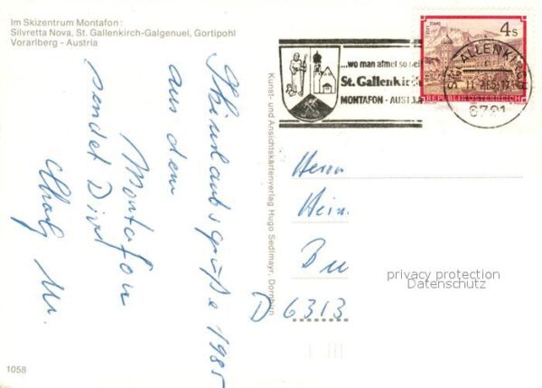 St Gallenkirch Vorarlberg Skizentrum Montafon Silvretta Nova Berg – Bild 2