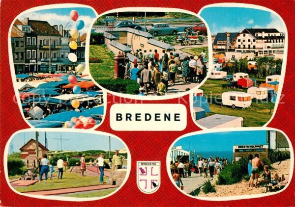 Bredene Marktplatz Minigolf Campingplatz Strand