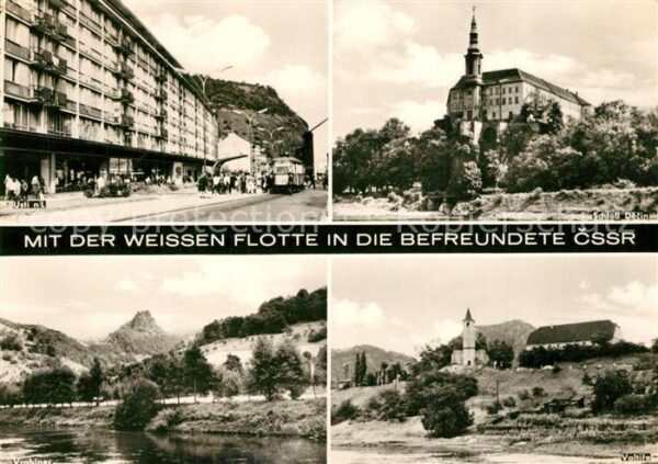 Usti nad Labem Geschäftsstrasse Schloss Decin Vrabinec
