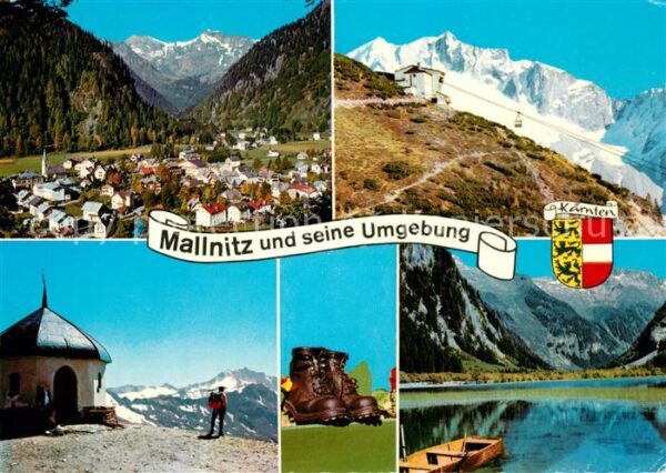 Mallnitz Kaernten Gesamtansicht mit Alpenpanorama Ankogel