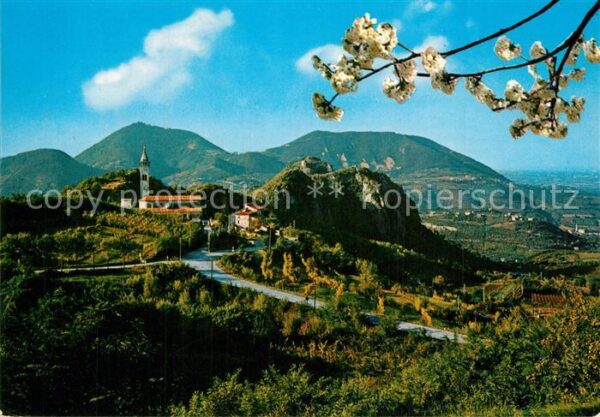 Colli Euganei Panorama verso Castelnuovo e la Rocca P