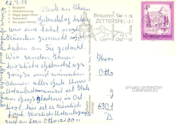 Weissensee Kaernten Bergbahn Abendstimmung Naggl Techendorf – Bild 2
