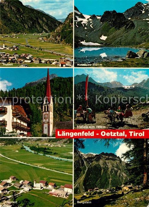 Laengenfeld Oetztal und Umgebung Landschaftspanorama Ötztal