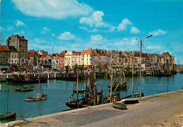 Oostende Ostende Vissershaven Fischereihafen Fischkutter