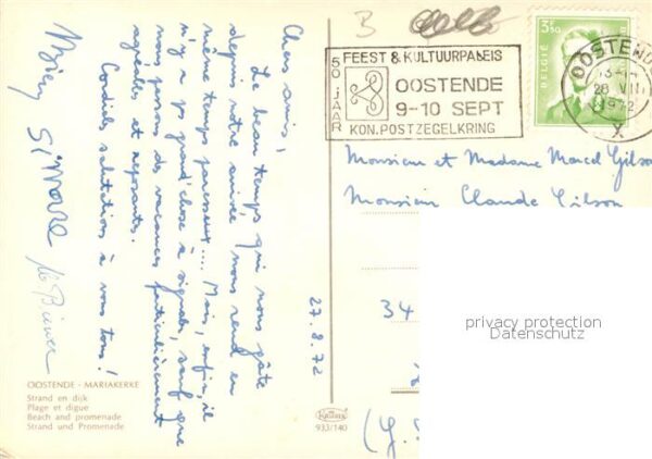 Mariakerke Oostende Strand en dijk Strand Promenade Hotels – Bild 2