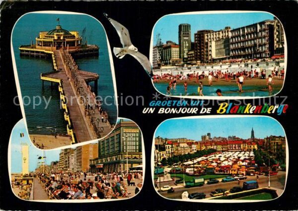 Blankenberge Seebrücke Strand Promenade Hotels Markt