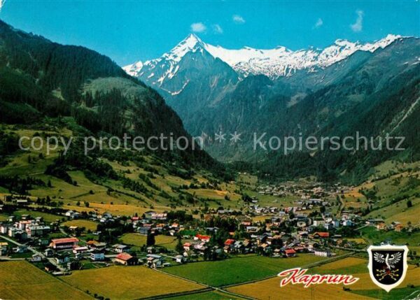 Kaprun Panorama Blick gegen Kitzsteinhorn Hohe