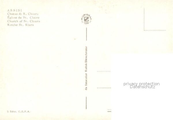 Assisi Umbria Chiesa di Santa Chiara Kirche – Bild 2