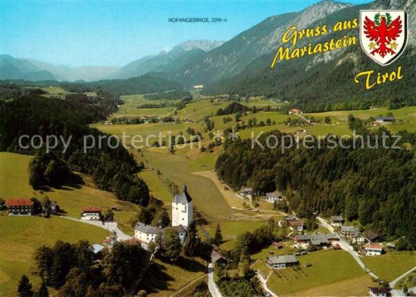 Mariastein Tirol Wallfahrts- und Ausflugsort mit Blick z