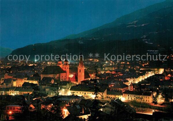 Bressanone Panorama Nachtaufnahme