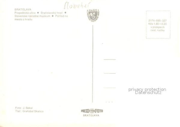Bratislava Pressburg Pozsony Prepostska ulica Bratislavsky hrad Muze – Bild 2