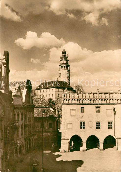 Cesky Krumlov Rathaus Schlossturm