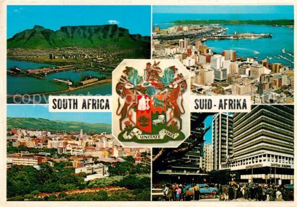 Cape Town Kaapstad Kapstadt Durban Pretoria und Johannesburg Wappen